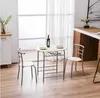 Мода Бесплатная доставка оптовые продажи ПВХ стол для завтрака/один стол и два стула / натуральный цвет