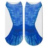 Mermaid 3D Çorap Mermaid Kuyruk Plaj Çorap Mermaid Moda Çorap Harajuku Dijital Baskılı Cosplay Balık Terazi Çorap Komik Boot Hosiery CZYQ4578
