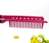 Professional Hair Combs V Type Hair Straightener Comb DIY Salon Haircut Hairdressing Styling Tool Barber Anti-static Combs Brush