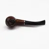 Fashion Hot Pot Red Acrylic Pipe Filter Cigarett Munstycket Bakelit Pipe Bend Handle Acrylic Pipe