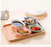 Creative Leaves Wheat Straw Soy Sauce Dish Rice Bowl Sub Plate Japanese kitchen Tableware Food Container