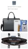 Men briefcases big business Bag a4 notebook Split Leather formal work bags Male Crossbody Messenger handbags2603