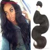 Wefts Glamorous Cheap Brazilian Hair Weaves Straight Natural Wave Deep Wave Curly Brazilian Human Hair Bundles 1 Piece Virgin Human Hair