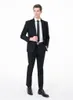 2019 bescheiden bruiloft smoking groomsmen slijtage slim fit heren business pakken bruiloft smoking 2-delig pak (jas + broek) aangepast