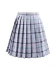 2020 In Stock Plus Size Uniform Skirts Cosplay Plaid Skirt with different colors size Cocktail Dresses JK028716072