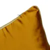 New 30x50cm Soft Orange Chain Ellipse Waist Pillow Case Home Living Wedding Decorations Sofa Car Chair Lumbar Living Cushion Cover