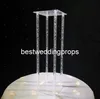 Nieuwe stijl acryl Aisleway Column, Peacock Theme Crystal Entrance Aisleway Pillars, Indiase bruiloft decoratie fabrikant Best01128