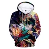 My Hero Academia Sweatshirts Hoodie Izuku Bakugou Shoto All May All May 3D Print Pullover Cossaly Jacket Kids 성인 크기 유니섹스 코트