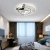 Luzes LED de teto modernas para Lamp Sala de estar Quarto de onda Quadrados de teto para sala de estar Quarto escurecimento com controle remoto