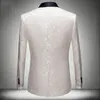 Красивый цветочный узор Мужские костюмы Новая модная одежда для жениха Свадебные костюмы для лучших мужчин Slim Fit Жених Смокинги для мужчин (куртка + брюки)