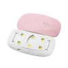 6W Mini Nail Lamp Pink White Nail Dryer Machine UV LED Lamp Portable Micro USB Cable Home Use Drying Lamp For Gel Varnish