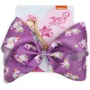 Jojo Siwa Hair Bows Unicorn imprimé JoJo Bows With Clip Hair Accessoires pour filles 8 pouces Grands Rainbow Hair Bow SS1097684800