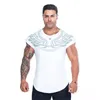 Jaysnow mens fitness t-shirt ginásios fisiculturismo treino magro manga curta algodão camiseta verão macho casual tee tops roupas