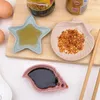 Wheat Straw Seasoning Dish Conch Shell Starfish Sauces Plate Snacks Dish Storage Trays Plate Saucer Food Container 100pcs1061008