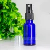 Bottiglie spray in vetro blu con nebulizzatore fine da viaggio ricaricabile per aromaterapia atomizzatore per profumo contenitore cosmetico vuoto Spedizione gratuita DHL