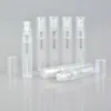 3ml Transparent Mini Perfume Bottles Empty Plastic Sprayer Bottle Perfume Sample Vials 3 ml