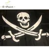 Drapeau des Pirates des caraïbes 3*5 pieds (90cm x 150cm), bannière de décoration en Polyester, drapeau volant de jardin de maison, cadeaux de fête