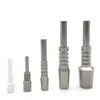 Titan ersättning Nail Titanium Tip Premium 10mm 14mm 18mm Inverterad Grad 2 G2 Titanium TI Tips Naglar för Silicone Nectar NC Kit