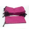 10pcslot Sunglasses Pouch Glasses Case Bags Pink Plaid Microfiber Soft Glasses Eyeglasses Bags Eyewear Pouch Accessories1462081