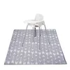 130x130 cm Dining Chair Cushion Floor Protector Mat Non Slip Waterproof Picnic Mat High Chair Cushion Mats Baby Eatting Play Mat