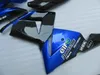 Gratis Custom Fairing Kit för Kawasaki Ninja 04 05 ZX10R Blue High Quality Motorcycle Road Race Fairings Set ZX-10R 2004 2005