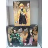 18cm Anime Kimetsu no Yaiba Zenitsu Tanjiro Nezuko Inosuke PVC Figuras de acción modelo Juguete Japón Anime Toy Doll Gift T2001173147577