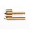 9*140mm size Pure brass signature pen Copper Natural pen Ballpoint Pens For Office Student Collect Wedding gift