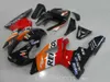 ZXMotor Hot Sale Fairing Kit för Yamaha R1 2000 2001 Orange Vit Röd Fairings YZF R1 00 01 VA15