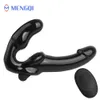 10 Speed Strapless Strapon Dildo Vibrator Wireless Remote Women Double Vibrating Lesbian G Spot Adult Sex Toys For Female Couple J190626