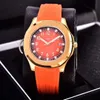 M￤n automatiska mekaniska klockor Klassisk stil 43mm full rostfritt st￥lbandsursur Sapphire Super Luminous