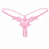 Sexy Embroidery Panties Pearl G Strings Thong T Back Lingerie Fashion Underwear Women Clothes