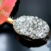 10 Adet 30-40mm Altın Kaplama Serbest Kaba Mistik Titanyum Druzy Kuvars Kolye Metalik Akik Drusy Taş Geode Bırak Charm Takı Bulma