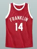 Homens para jovens personalizados Vintage #14 Earl Manigault 14 Benjamin Franklin Jersey Size S-4xl ou personalizado qualquer nome ou número Jersey