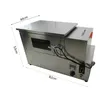 De alta qualidade elétrica grande poder de pizza comercial máquina de cone 110v / 220v Rotate Pizza máquina de forno com armário de exposição mais quente