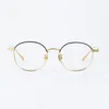 Wholesale-full frame eyebrow frame female gold thin optical eyeglasses frames women male eyewear width-135