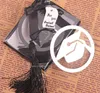 200 Sztuk Graduation Cap Bookmark Ze Stali Nierdzewnej Z Czarnym Tassel Graduate Hat Pudełko Party Prezenty Ślubne