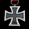 1813-1939 Duitsland Cross Medal Craft Military Knight Oak Leaf Swords Iron Cross Pin Badge met rode linten