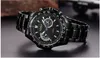 M￤ns klockor Curren Fashion Business Quartz Watch Men Sport Full Steel Waterproof Wristwatch Male Clock Relogio Masculino