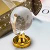 20 stks / partij Global Crystal Globe Ball World Map voor Bruiloft Gift Birthday Party Souvenirs Gasten Home Office Descoration