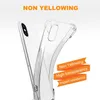 1mm Yumuşak Şeffaf TPU Kılıfları iPhone 13 Için 12 Pro Max XS 8 Artı Samsung Note 20 A21S S22 Artı A53 Opp Torba ile Darbeye Dayanıklı Temizle Koruyucu Kapak