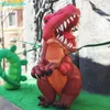 3m Fierce Inflatable Red Dinosaur Street Advertisement Dragon Inflation T-REX Shown