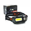 High Power Headlamp COB XPE LED brede koplichten Oplaadbare waterdichte koplampen Super Bright High Lumens Buiten koplamp