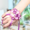 Wedding wedding supplies Korean simulation cloth art pearl wrist Flower Wedding Bridesmaid wrist flower sister group hand flower T4H0224