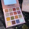 Beauty Glazed Shimmer Jewels Eye Shadow Makeup Paleta Profesjonalne Studio Cosmetics 16 Kolory Shimmer Matte Ciepły Cień Oczu 20 Zestawy / Lot DHL