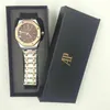 A Watch Box Bracked Famous Elegant Designers Man Watches Diamonds Relogo Feminino Quality Steel Strap Bracelet Watch for Men Wo1172603