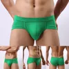 Sexiga andningsbara underkläder män Cuecas Ropa Inredning Hombre Cueca Boxer Jockstrap Roupa Interior Slip Solid Färg