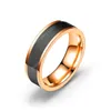 Rostfritt stål Ringar Blank Engagemang Ringar för Kvinnor Lyxig design Smycken Kvinnor Ringar Designer Smycken Julklapp