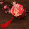 Podwójne Szczęście Vintage Chiński styl Papier Unikalny Sweetbox Ślub Favor Prezenty Posiadacze Cukier Cukierki Pudełko DHL Wysyłka