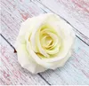 Hög kvalitet! 50st 9cm Konstgjorda blommor Rose Silk Blommor Konstgjorda blommor Heminredning Bröllop Favoriter DIY Dekoration