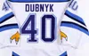 Custom Men Youth Dames Vintage 2008-09 Devan Dubnyk Springfield Falcons Game Versleten Hockey Jersey Size S-5XL of Custom Any Name of Number